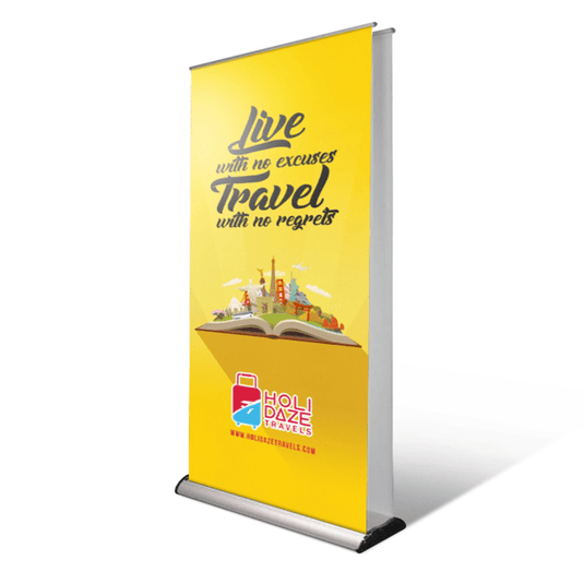Double - Sided Deluxe Retractable Banner - Twisted Swag, Inc.TWISTED SWAG, INC.