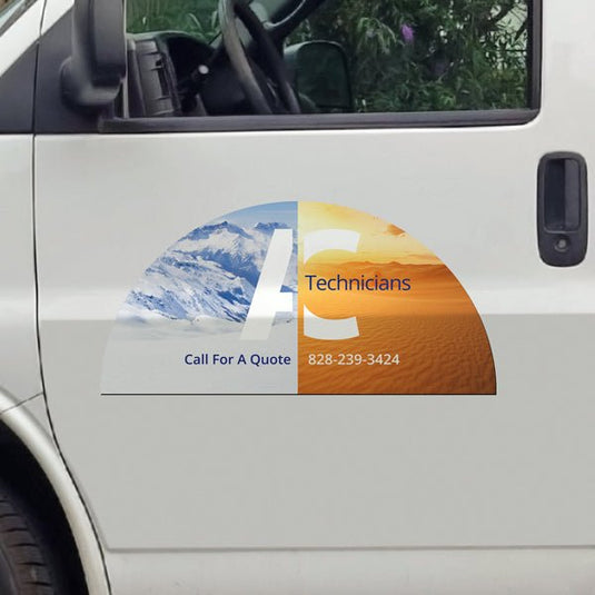 Full Color Vehicle Magnetics - Half Circle - Twisted Swag, Inc.Twisted Swag, Inc.