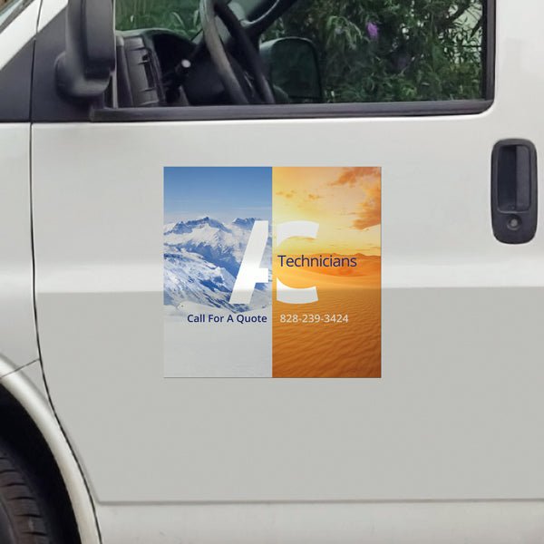 Load image into Gallery viewer, Full Color Vehicle Magnetics - Square - Twisted Swag, Inc.Twisted Swag, Inc.