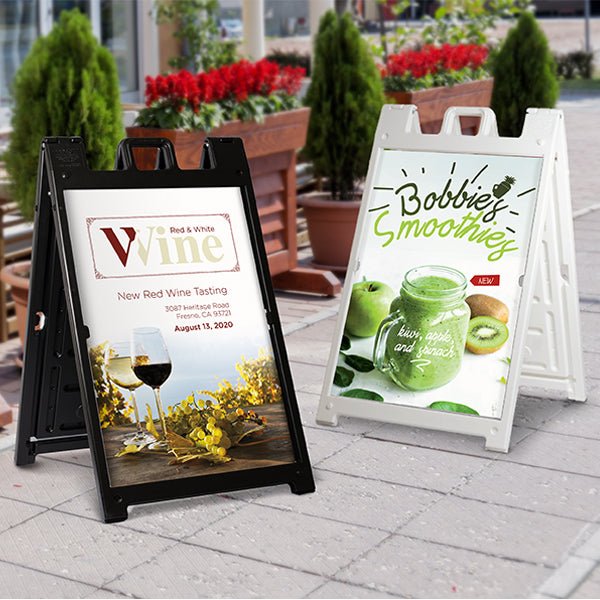 Load image into Gallery viewer, Plastic A - Frame Sign 18" x 24" - Twisted Swag, Inc.SIGNICADE