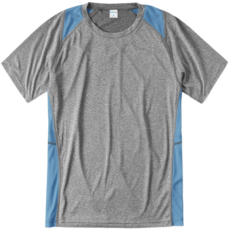 Load image into Gallery viewer, Colorblock Heather Performance Tee - Twisted Swag, Inc.SPORT TEK