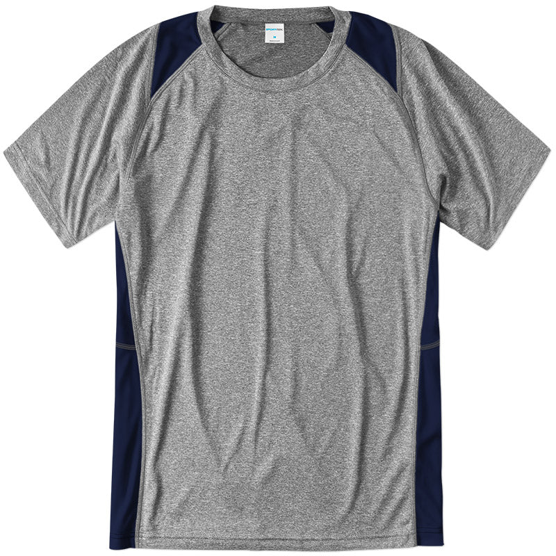 Load image into Gallery viewer, Colorblock Heather Performance Tee - Twisted Swag, Inc.SPORT TEK