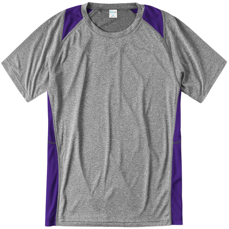 Load image into Gallery viewer, Colorblock Heather Performance Tee - Twisted Swag, Inc.SPORT TEK