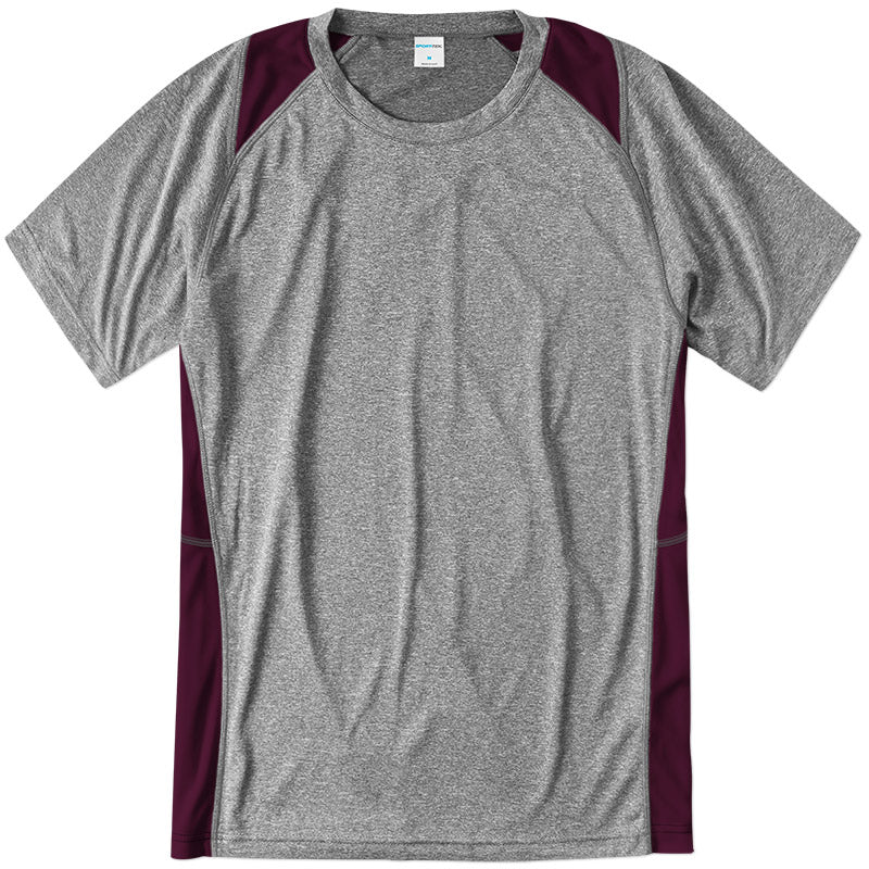 Load image into Gallery viewer, Colorblock Heather Performance Tee - Twisted Swag, Inc.SPORT TEK