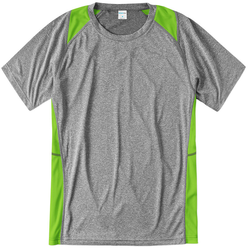 Load image into Gallery viewer, Colorblock Heather Performance Tee - Twisted Swag, Inc.SPORT TEK