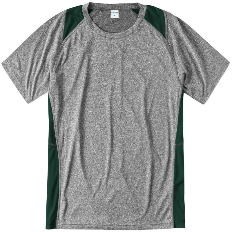 Load image into Gallery viewer, Colorblock Heather Performance Tee - Twisted Swag, Inc.SPORT TEK
