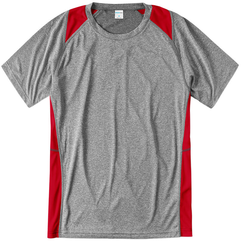 Load image into Gallery viewer, Colorblock Heather Performance Tee - Twisted Swag, Inc.SPORT TEK