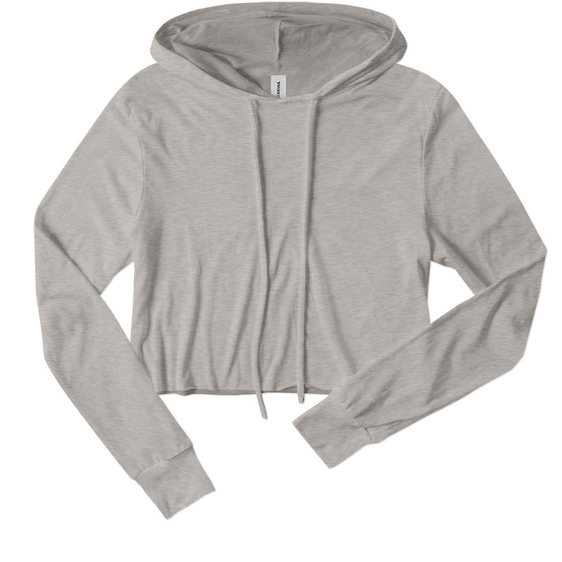 Load image into Gallery viewer, Ladies Triblend Cropped Hooded Tee - Twisted Swag, Inc.Bella Canvas