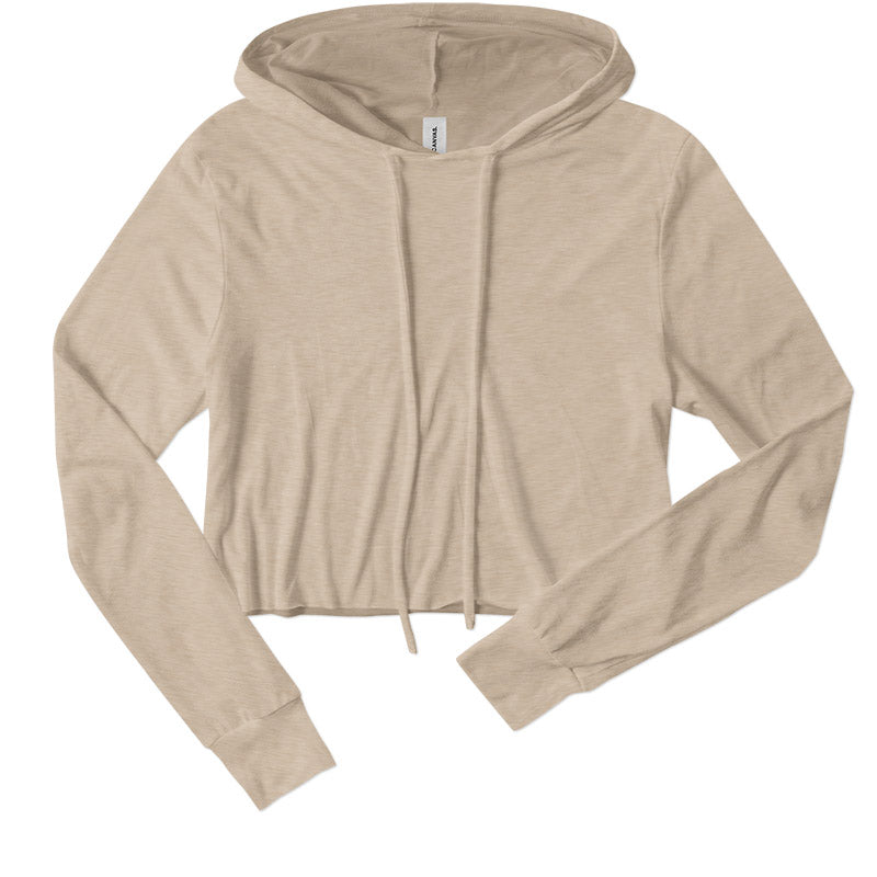 Load image into Gallery viewer, Ladies Triblend Cropped Hooded Tee - Twisted Swag, Inc.Bella Canvas