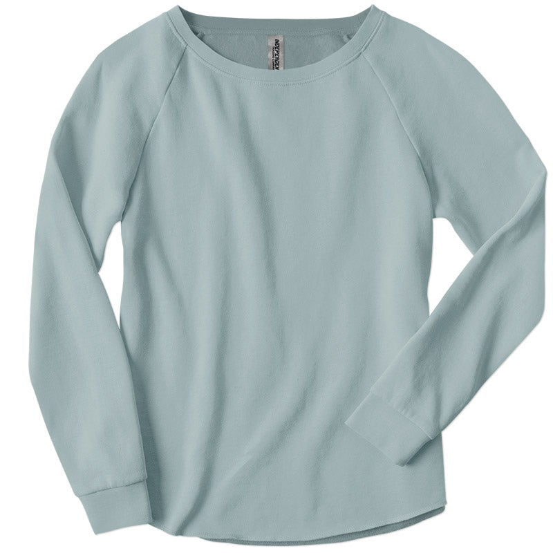 Load image into Gallery viewer, Ladies Wave Wash Fleece Sweatshirt - Twisted Swag, Inc.INDEPENDENT TRADING