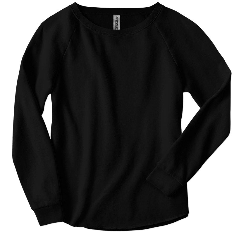 Load image into Gallery viewer, Ladies Wave Wash Fleece Sweatshirt - Twisted Swag, Inc.INDEPENDENT TRADING
