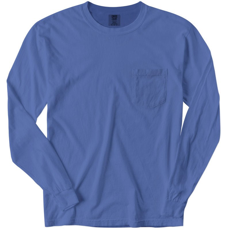 Load image into Gallery viewer, Pigment Dyed Longsleeve Pocket Tee - Twisted Swag, Inc.COMFORT COLORS