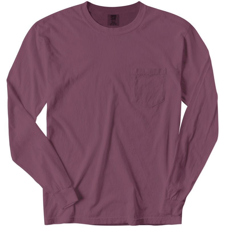 Load image into Gallery viewer, Pigment Dyed Longsleeve Pocket Tee - Twisted Swag, Inc.COMFORT COLORS