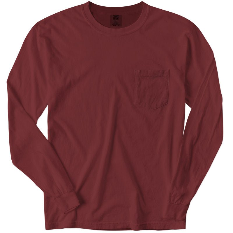 Load image into Gallery viewer, Pigment Dyed Longsleeve Pocket Tee - Twisted Swag, Inc.COMFORT COLORS