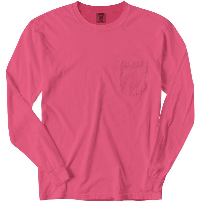 Load image into Gallery viewer, Pigment Dyed Longsleeve Pocket Tee - Twisted Swag, Inc.COMFORT COLORS