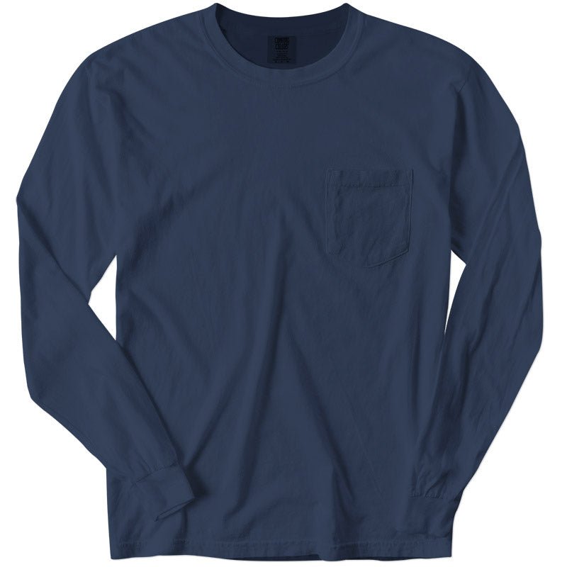 Load image into Gallery viewer, Pigment Dyed Longsleeve Pocket Tee - Twisted Swag, Inc.COMFORT COLORS