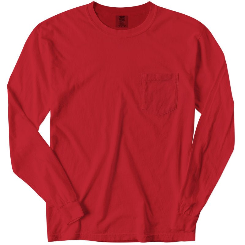 Load image into Gallery viewer, Pigment Dyed Longsleeve Pocket Tee - Twisted Swag, Inc.COMFORT COLORS