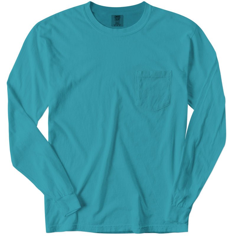 Load image into Gallery viewer, Pigment Dyed Longsleeve Pocket Tee - Twisted Swag, Inc.COMFORT COLORS