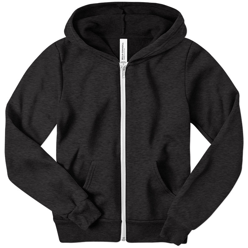 Load image into Gallery viewer, Youth Fleece Zip Up Hoodie - Twisted Swag, Inc.CANVAS