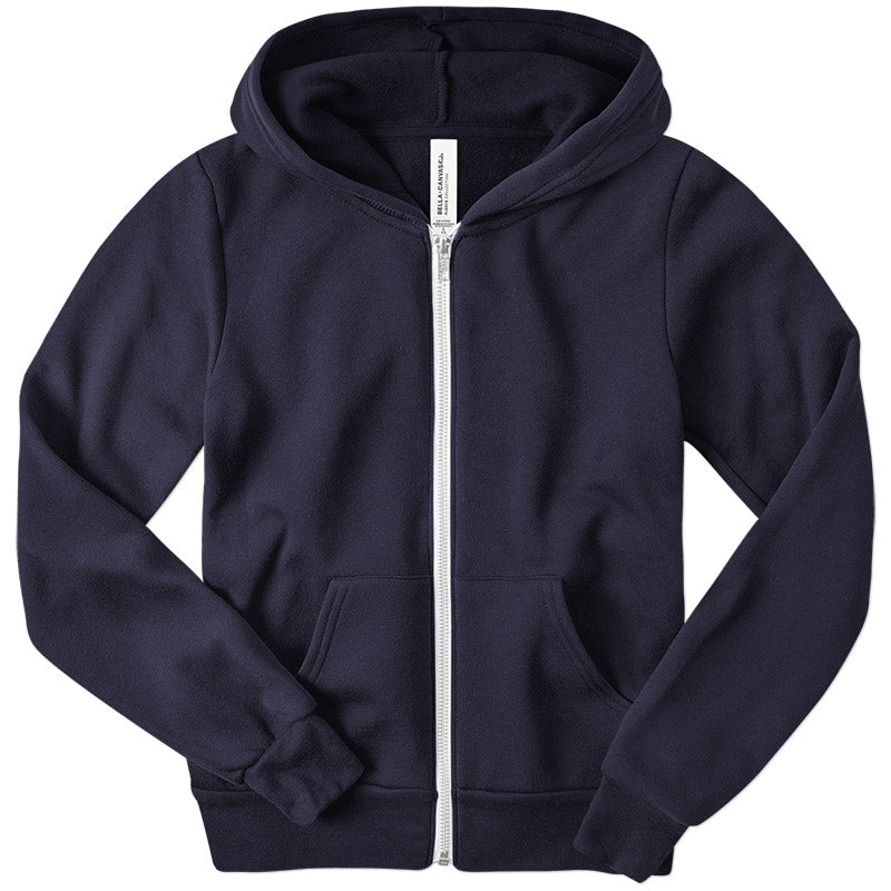 Load image into Gallery viewer, Youth Fleece Zip Up Hoodie - Twisted Swag, Inc.CANVAS