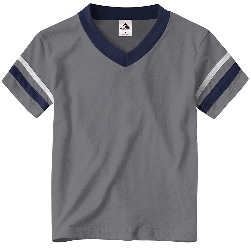 Load image into Gallery viewer, Youth Stripe Jersey Tee - Twisted Swag, Inc.AUGUSTA SPORTSWEAR