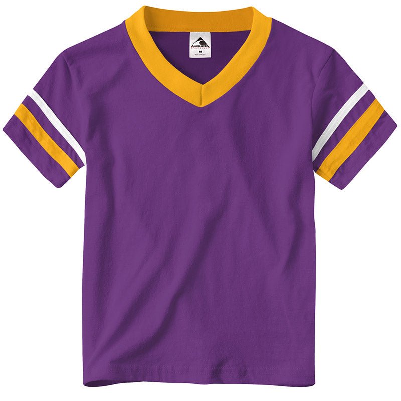 Load image into Gallery viewer, Youth Stripe Jersey Tee - Twisted Swag, Inc.AUGUSTA SPORTSWEAR