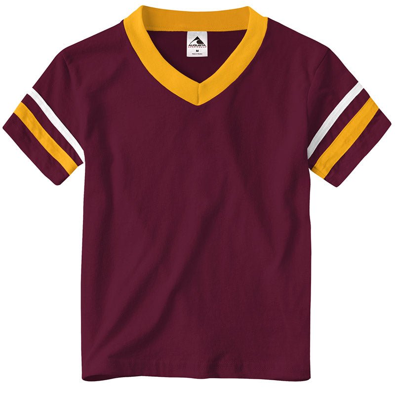 Load image into Gallery viewer, Youth Stripe Jersey Tee - Twisted Swag, Inc.AUGUSTA SPORTSWEAR