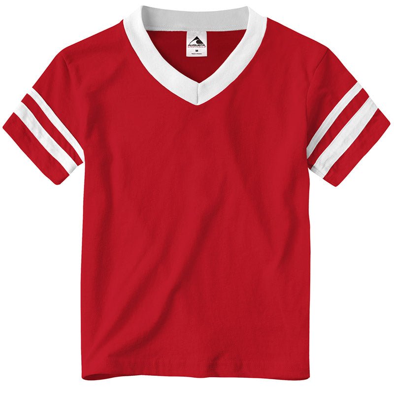 Load image into Gallery viewer, Youth Stripe Jersey Tee - Twisted Swag, Inc.AUGUSTA SPORTSWEAR