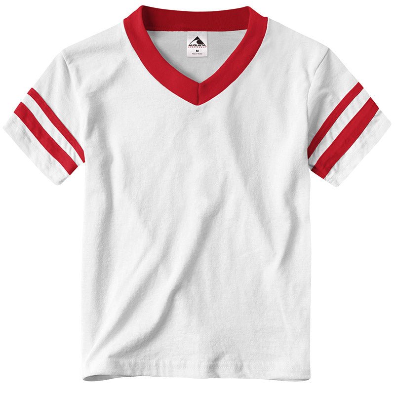 Load image into Gallery viewer, Youth Stripe Jersey Tee - Twisted Swag, Inc.AUGUSTA SPORTSWEAR