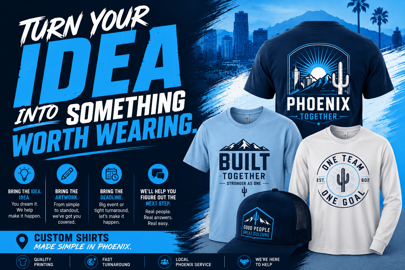 5 Moments When Custom Shirts Make Your Phoenix Event Feel More Put Together