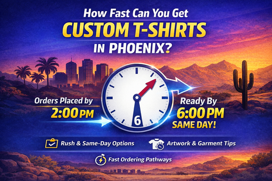 How Fast Can I Get Custom T-Shirts in Phoenix? - Twisted Swag, Inc.