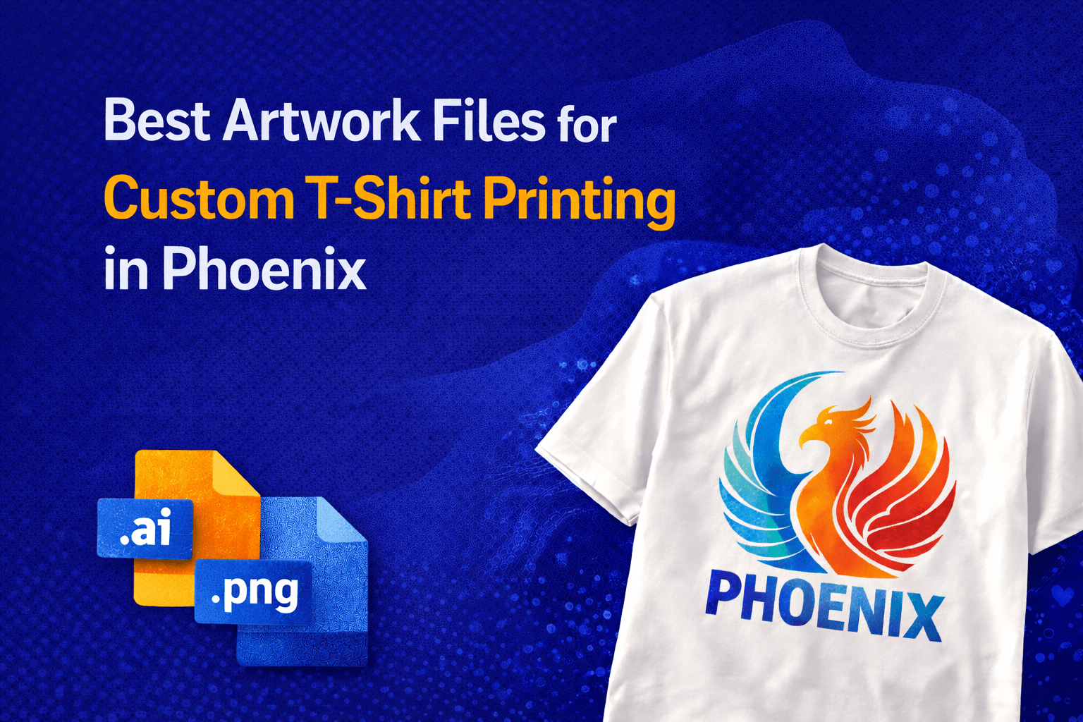 What Artwork Files Work Best for Custom T-Shirt Printing in Phoenix