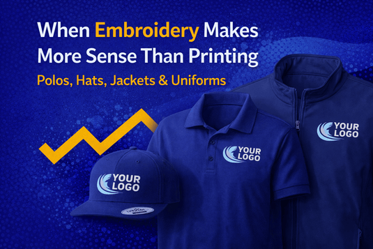 When Custom Embroidery Is Better Than Printed Apparel in Phoenix - Twisted Swag, Inc.