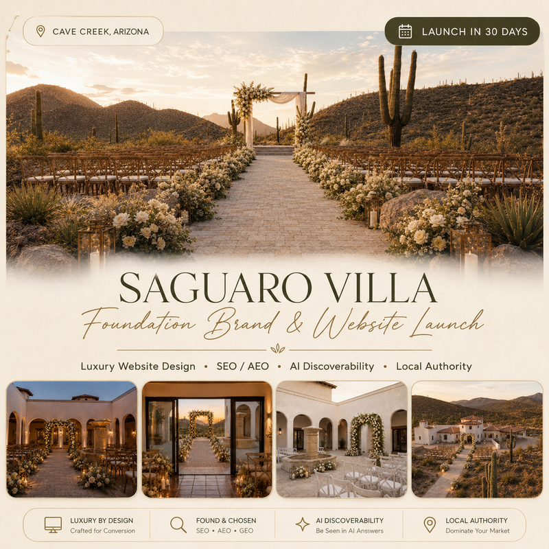 Load image into Gallery viewer, Saguaro Villa Foundation Brand &amp; Website Launch
