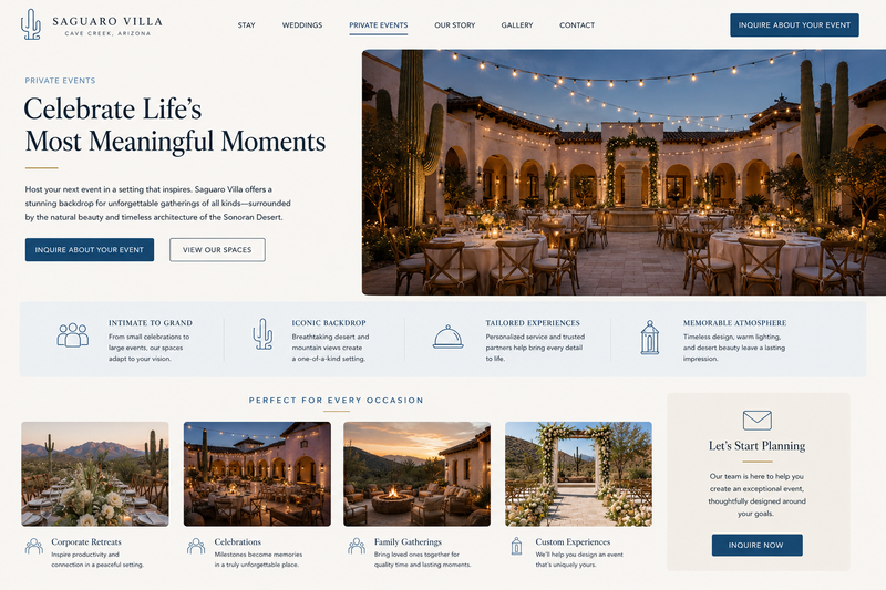 Load image into Gallery viewer, Saguaro Villa Foundation Brand &amp; Website Launch
