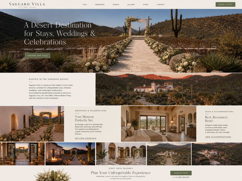 Load image into Gallery viewer, Saguaro Villa Foundation Brand &amp; Website Launch
