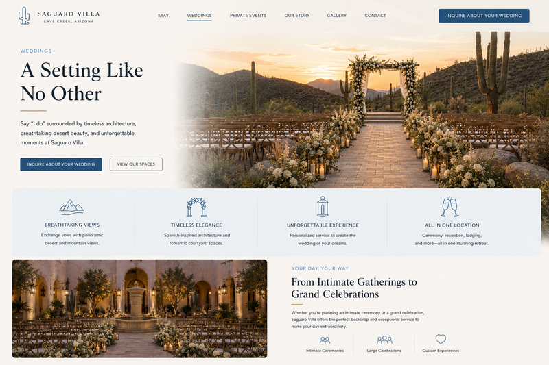Load image into Gallery viewer, Saguaro Villa Foundation Brand &amp; Website Launch
