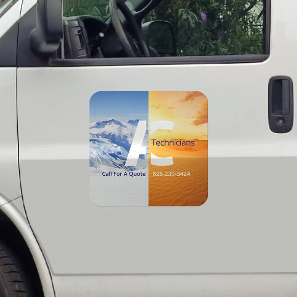 Load image into Gallery viewer, Full Color Vehicle Magnetics - Square - Twisted Swag, Inc.Twisted Swag, Inc.
