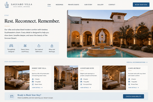 Saguaro Villa Foundation Brand & Website Launch - Twisted Swag, Inc.SWAGLAUNCH