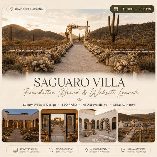 Saguaro Villa Foundation Brand & Website Launch - Twisted Swag, Inc.SWAGLAUNCH