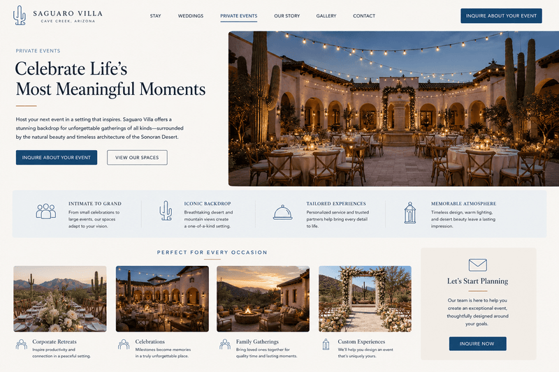 Load image into Gallery viewer, Saguaro Villa Foundation Brand &amp; Website Launch - Twisted Swag, Inc.SWAGLAUNCH
