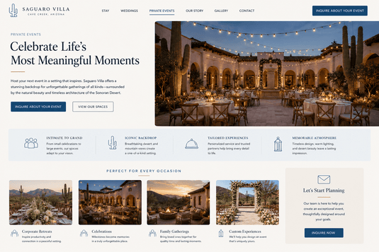 Saguaro Villa Foundation Brand & Website Launch - Twisted Swag, Inc.SWAGLAUNCH