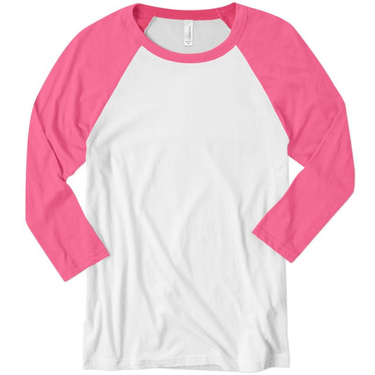 Three - Quarter Raglan T-Shirt - Twisted Swag, Inc.CANVAS