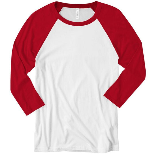 Three - Quarter Raglan T-Shirt - Twisted Swag, Inc.CANVAS