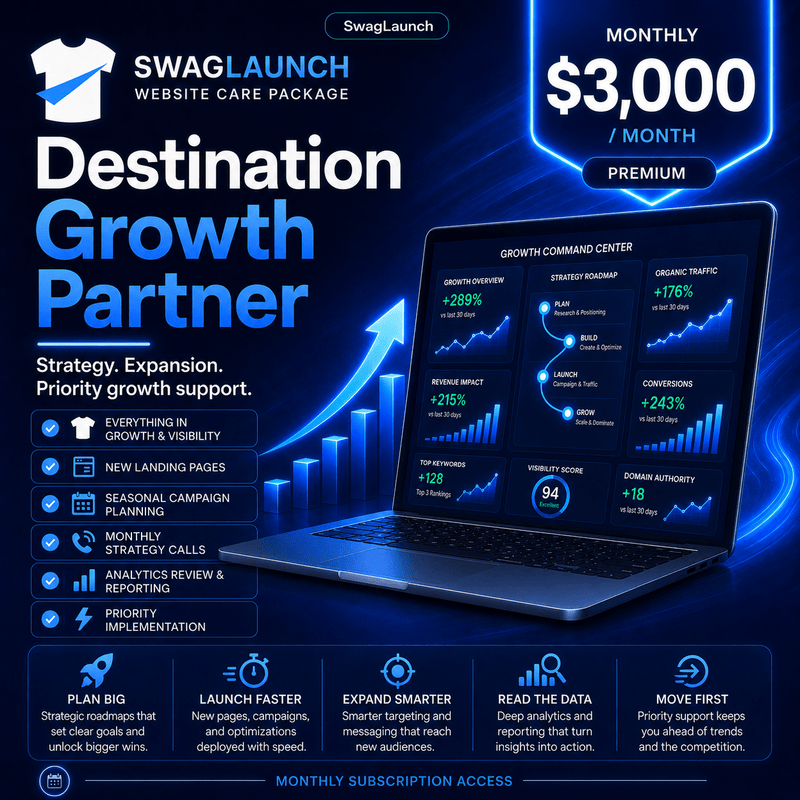 Load image into Gallery viewer, Website Care &amp; Growth Plan - Twisted Swag, Inc.Twisted Swag, Inc.
