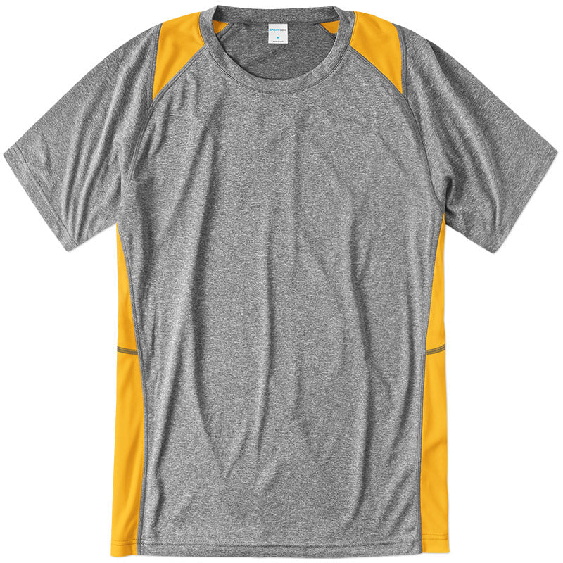 Load image into Gallery viewer, Colorblock Heather Performance Tee - Twisted Swag, Inc.SPORT TEK
