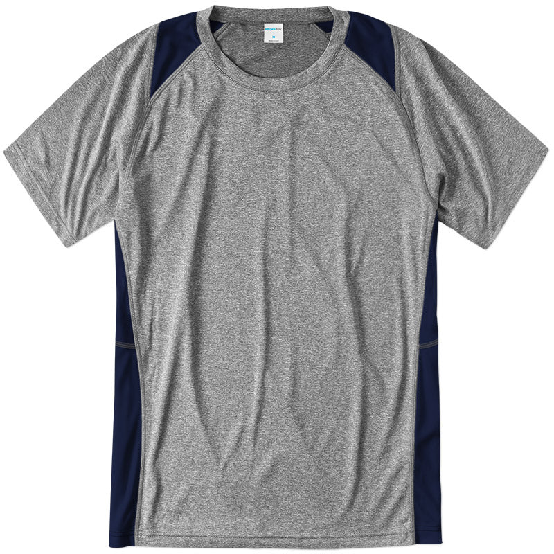 Load image into Gallery viewer, Colorblock Heather Performance Tee - Twisted Swag, Inc.SPORT TEK

