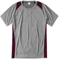Vintage Heather/Maroon