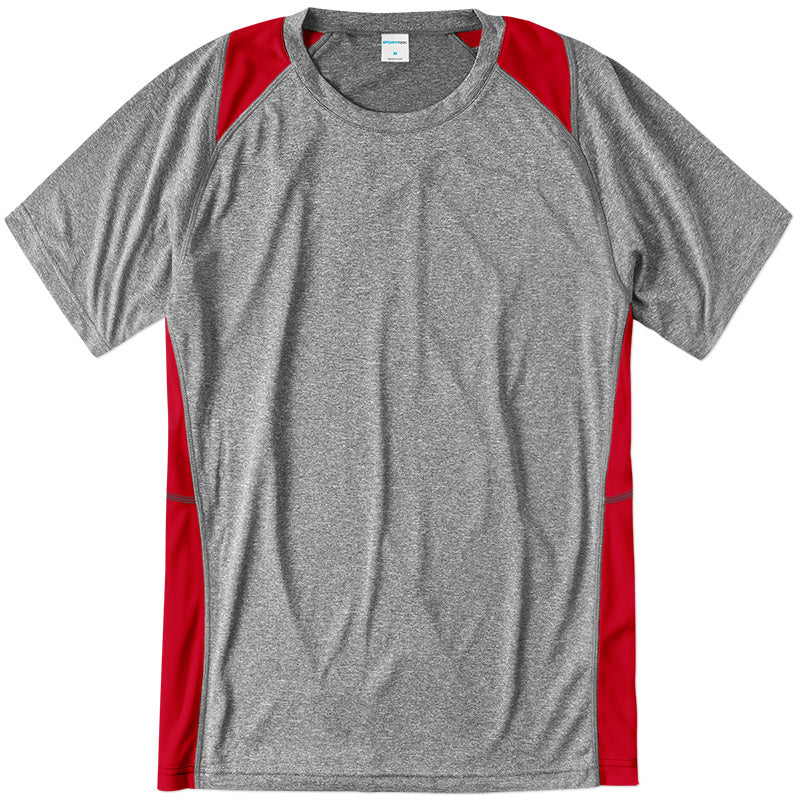 Load image into Gallery viewer, Colorblock Heather Performance Tee - Twisted Swag, Inc.SPORT TEK
