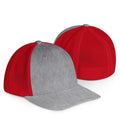 Heather Grey/Red